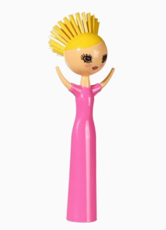 Spülbürste - Funky Lady - 23 cm - pink